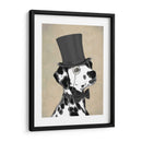 Dalmático, Sabueso Formal Y Sombrero. - Fab Funky | Cuadro decorativo de Canvas Lab