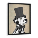 Dalmático, Sabueso Formal Y Sombrero. - Fab Funky | Cuadro decorativo de Canvas Lab