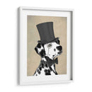 Dalmático, Sabueso Formal Y Sombrero. - Fab Funky | Cuadro decorativo de Canvas Lab