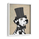 Dalmático, Sabueso Formal Y Sombrero. - Fab Funky | Cuadro decorativo de Canvas Lab