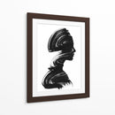 La caricia del negro | Cuadro decorativo de Canvas Lab