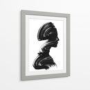 La caricia del negro | Cuadro decorativo de Canvas Lab