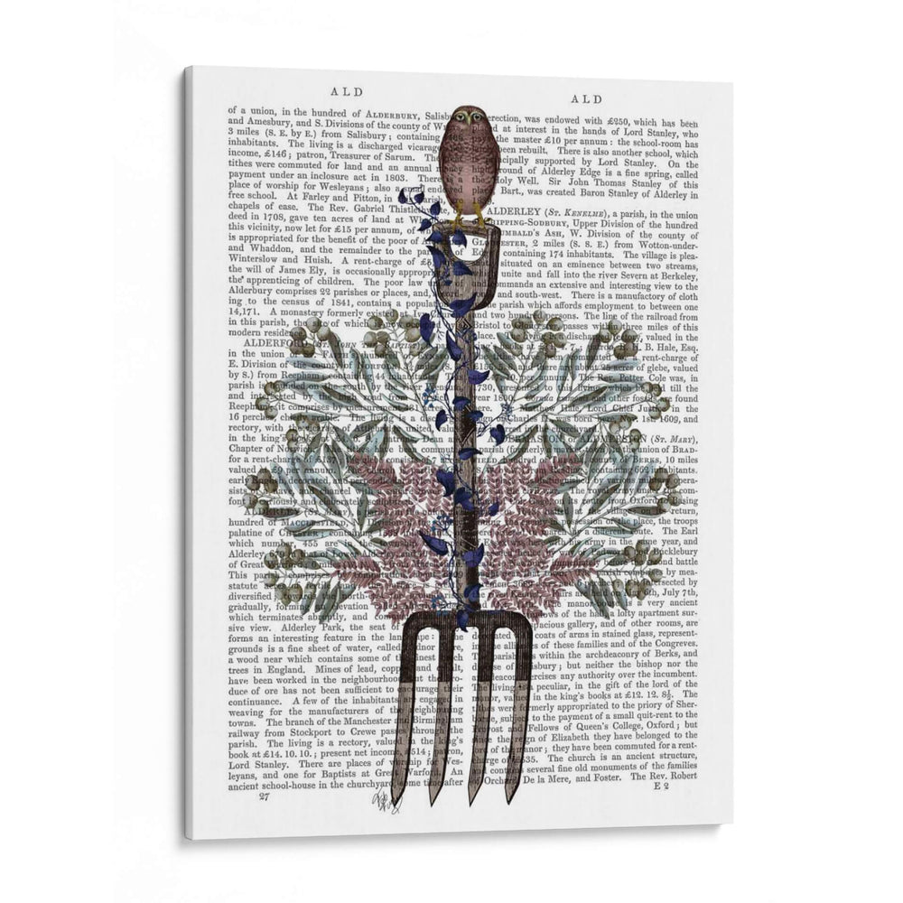 Tenedor De Jardín Y Bayas - Fab Funky | Cuadro decorativo de Canvas Lab