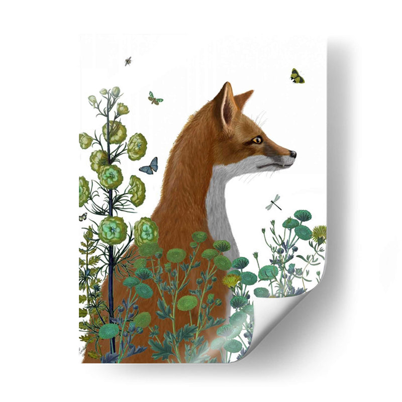 Zorro En El Jardín - Fab Funky | Cuadro decorativo de Canvas Lab