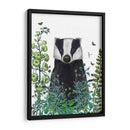Tejón En El Jardín - Fab Funky | Cuadro decorativo de Canvas Lab