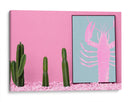 Langosta rosa | Cuadro decorativo de Canvas Lab