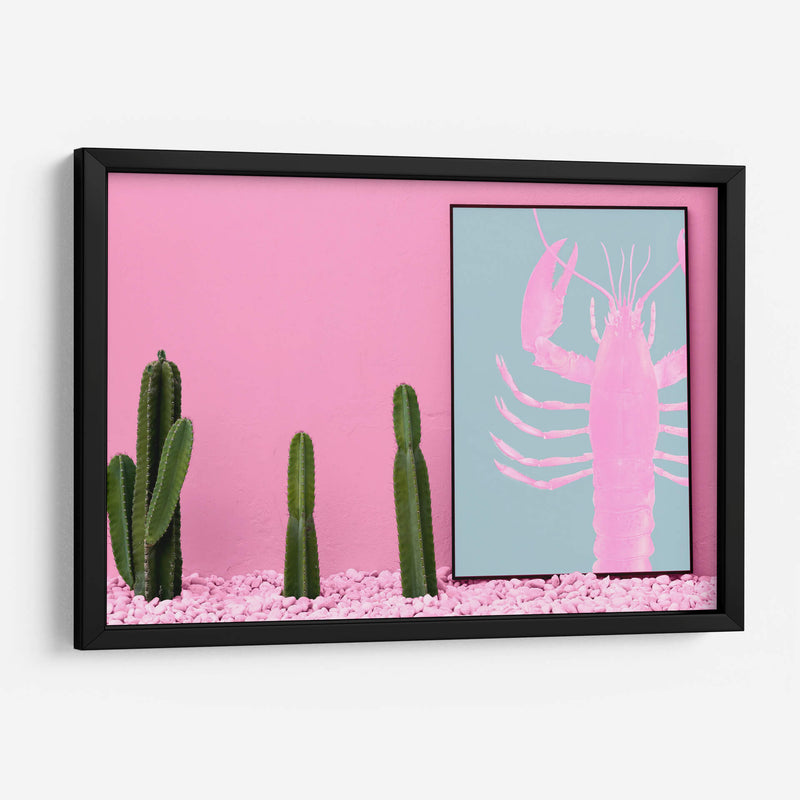 Langosta rosa | Cuadro decorativo de Canvas Lab