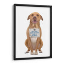Amor Y Pit Bull - Fab Funky | Cuadro decorativo de Canvas Lab