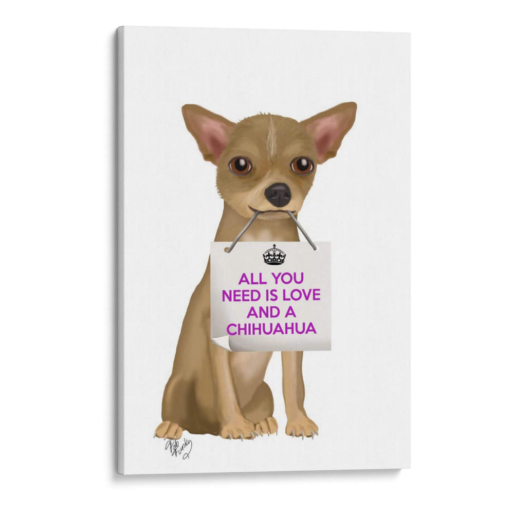 Amor Y Chihuahua - Fab Funky | Cuadro decorativo de Canvas Lab