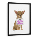 Amor Y Chihuahua - Fab Funky | Cuadro decorativo de Canvas Lab