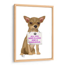 Amor Y Chihuahua - Fab Funky | Cuadro decorativo de Canvas Lab