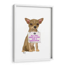 Amor Y Chihuahua - Fab Funky | Cuadro decorativo de Canvas Lab