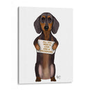 Amor Y Dachshund - Fab Funky | Cuadro decorativo de Canvas Lab
