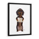 Amor Y Dachshund - Fab Funky | Cuadro decorativo de Canvas Lab