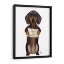 Amor Y Dachshund - Fab Funky | Cuadro decorativo de Canvas Lab
