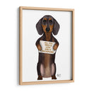 Amor Y Dachshund - Fab Funky | Cuadro decorativo de Canvas Lab
