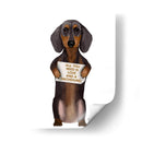 Amor Y Dachshund - Fab Funky | Cuadro decorativo de Canvas Lab