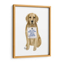 Amor Y Golden Retriever - Fab Funky | Cuadro decorativo de Canvas Lab