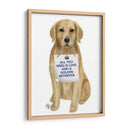 Amor Y Golden Retriever - Fab Funky | Cuadro decorativo de Canvas Lab