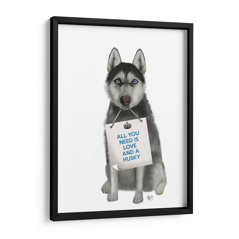 Amor Y Husky - Fab Funky | Cuadro decorativo de Canvas Lab