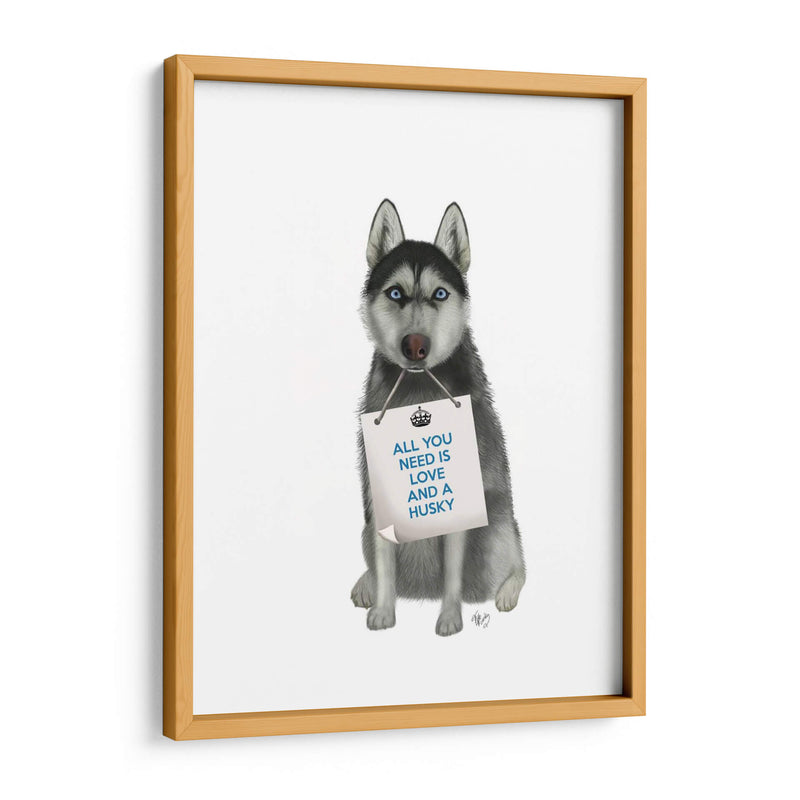 Amor Y Husky - Fab Funky | Cuadro decorativo de Canvas Lab