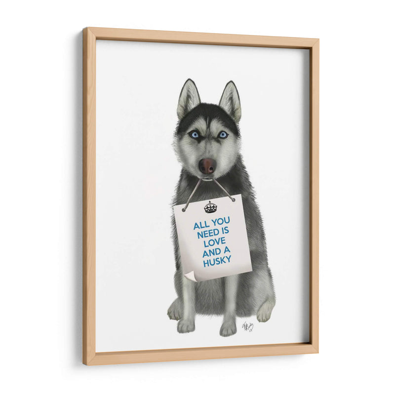 Amor Y Husky - Fab Funky | Cuadro decorativo de Canvas Lab