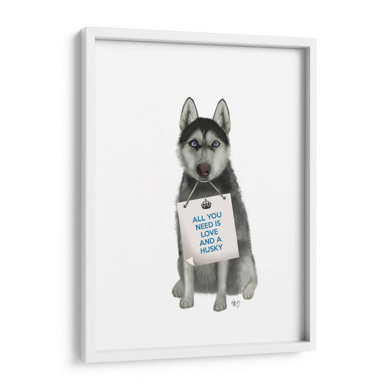Amor Y Husky - Fab Funky | Cuadro decorativo de Canvas Lab