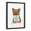 Amor Y Yorkshire Terrier - Fab Funky | Cuadro decorativo de Canvas Lab
