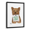 Amor Y Yorkshire Terrier - Fab Funky | Cuadro decorativo de Canvas Lab