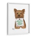 Amor Y Yorkshire Terrier - Fab Funky | Cuadro decorativo de Canvas Lab