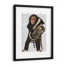 Chimpancé Jugando Tuba - Fab Funky | Cuadro decorativo de Canvas Lab