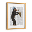 Mono Jugando Saxofón - Fab Funky | Cuadro decorativo de Canvas Lab