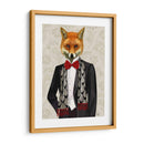 Zorro Con Pajarita Roja - Fab Funky | Cuadro decorativo de Canvas Lab