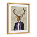 Ciervos En Traje De Noche, Retrato - Fab Funky | Cuadro decorativo de Canvas Lab