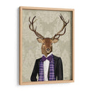 Ciervos En Traje De Noche, Retrato - Fab Funky | Cuadro decorativo de Canvas Lab