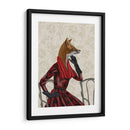Zorro Con Bufanda Roja - Fab Funky | Cuadro decorativo de Canvas Lab