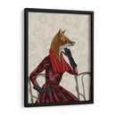 Zorro Con Bufanda Roja - Fab Funky | Cuadro decorativo de Canvas Lab