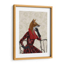 Zorro Con Bufanda Roja - Fab Funky | Cuadro decorativo de Canvas Lab