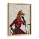 Zorro Con Bufanda Roja - Fab Funky | Cuadro decorativo de Canvas Lab