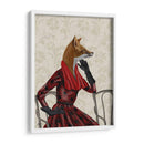Zorro Con Bufanda Roja - Fab Funky | Cuadro decorativo de Canvas Lab