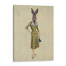 Conejo En Vestido De Mostaza - Fab Funky | Cuadro decorativo de Canvas Lab