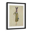 Conejo En Vestido De Mostaza - Fab Funky | Cuadro decorativo de Canvas Lab
