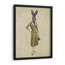 Conejo En Vestido De Mostaza - Fab Funky | Cuadro decorativo de Canvas Lab