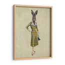 Conejo En Vestido De Mostaza - Fab Funky | Cuadro decorativo de Canvas Lab