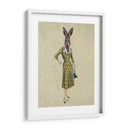 Conejo En Vestido De Mostaza - Fab Funky | Cuadro decorativo de Canvas Lab
