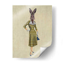 Conejo En Vestido De Mostaza - Fab Funky | Cuadro decorativo de Canvas Lab