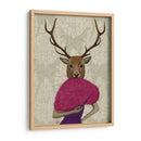 Ciervos Con Fan, Retrato - Fab Funky | Cuadro decorativo de Canvas Lab