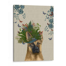 Pastor Alemán Milliners Perro - Fab Funky | Cuadro decorativo de Canvas Lab
