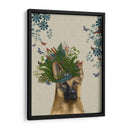 Pastor Alemán Milliners Perro - Fab Funky | Cuadro decorativo de Canvas Lab