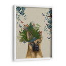 Pastor Alemán Milliners Perro - Fab Funky | Cuadro decorativo de Canvas Lab